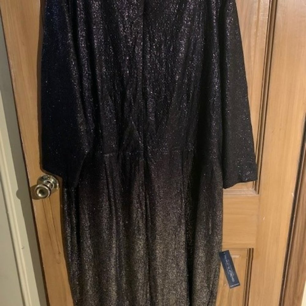 Lane  Bryant Surplice Ombre Foil Dress
